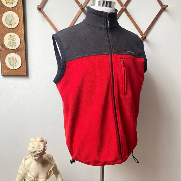Vintage Tommy Hilfiger Fleece Zip Up Vest - Picture 8 of 16